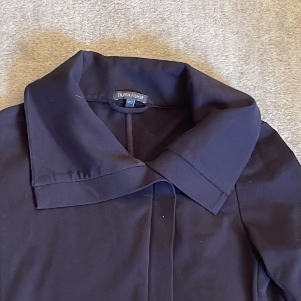 Eileen Fisher black jacket size XS/S - Picture 2 of 6